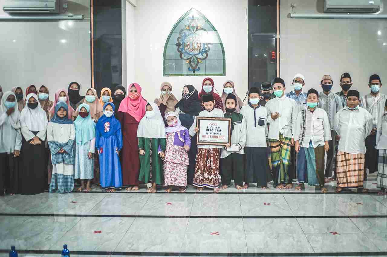 lazdau-Pencairan Beasiswa Yatim Dhuafa