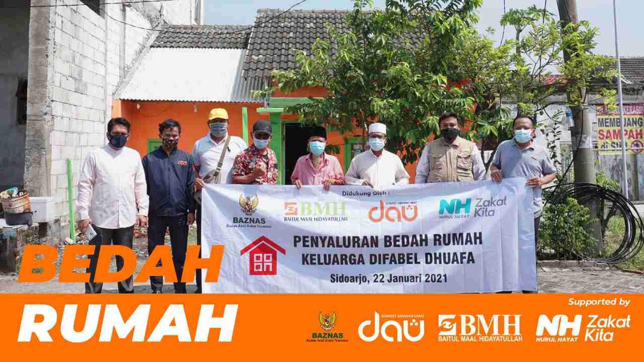 lazdau-PENYALURAN BEDAH RUMAH KELUARGA DIFABEL DHUAFA