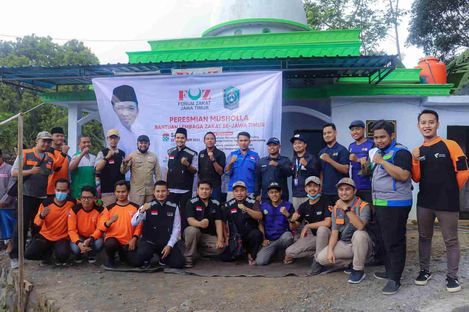 lazdau-Peresmian Mushola & Penyaluran Sembako Pada Masyarakat Terdampak Gempa Lumajang