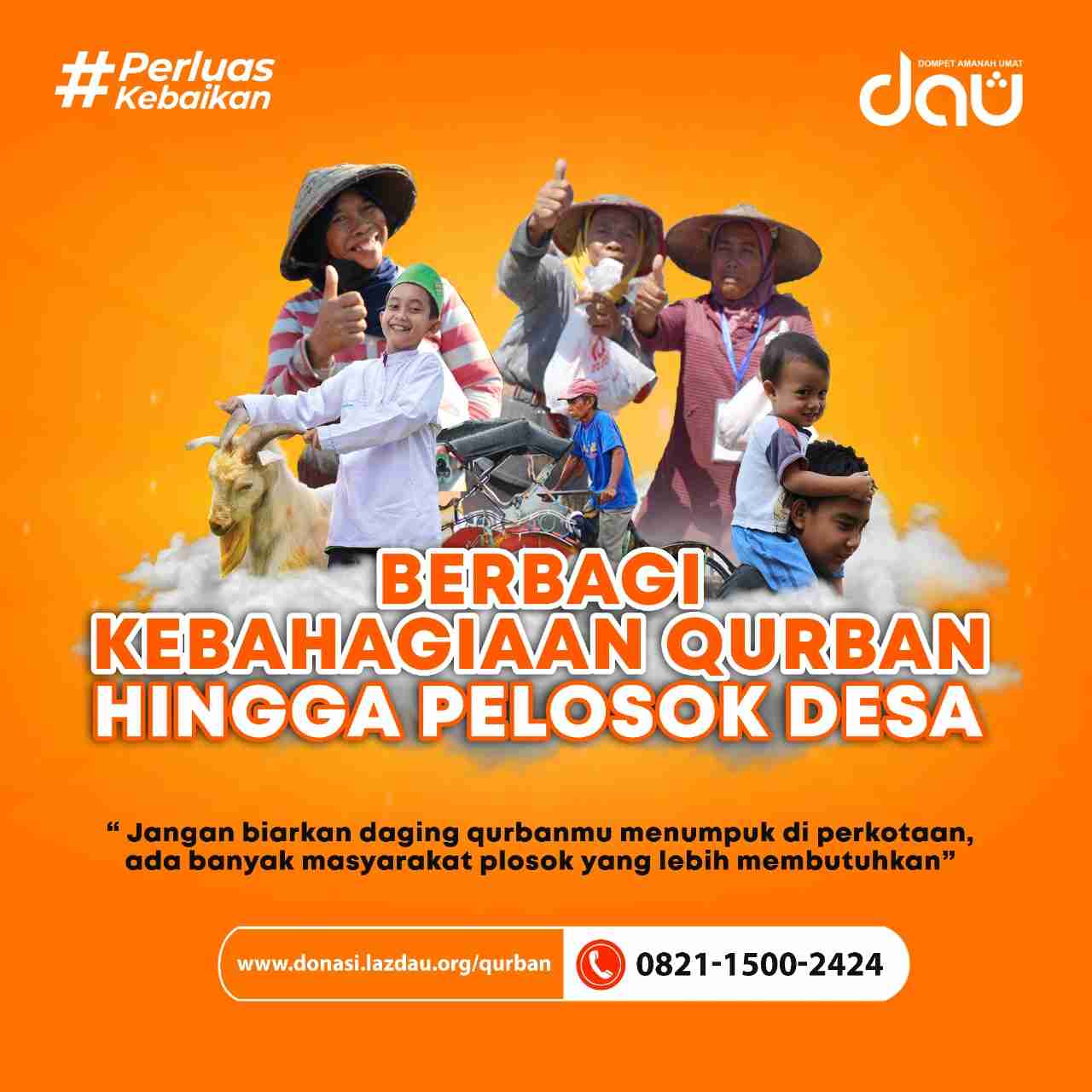 lazdau-Qurban Tahun Ini; Perluas Kebaikan!